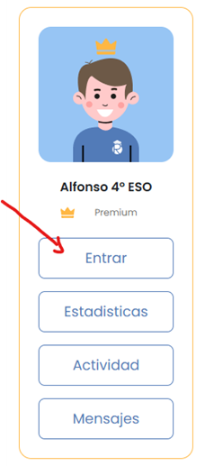Perfil alumno en versión parental